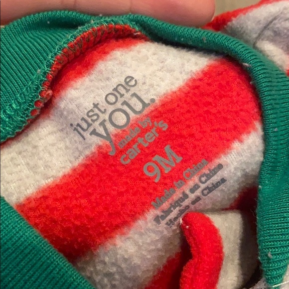 Christmas pajama with reindeer feet - Picture 3 of 3